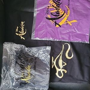 Lot of Disney Aladdin Merchandise - Shirt, Cap and Neckerchief - New, never used